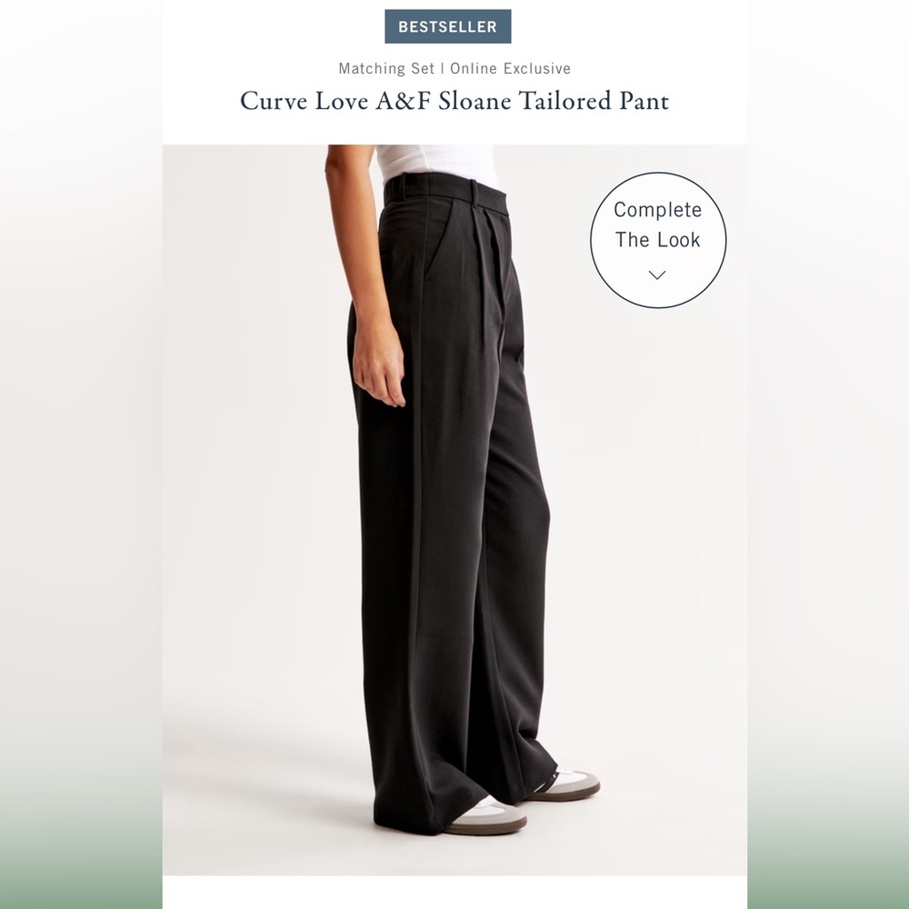 Abercrombie Curve Love Sloane Tailored Pant 30 Short